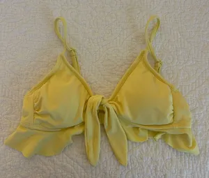 Xhilaration Yellow Bikini Top‎ thumbnail 1
