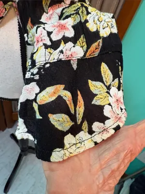 Billabong Black Floral Tie-Front Button-Down Shirt thumbnail 10