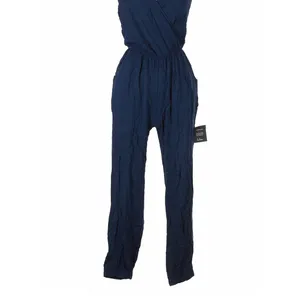 Lulus Learning to Fly Navy Halter Jumpsuit Large Coastal Casual thumbnail 7