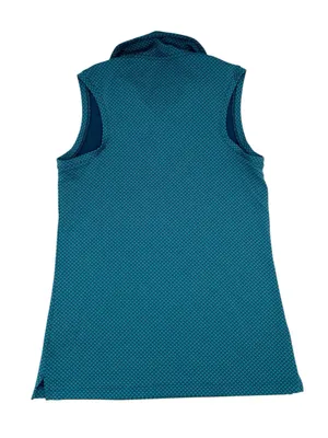 Nike Women's Dri-Fit Victory Sleeveless Golf Polo Tank Size XS Bright Spruce thumbnail 2