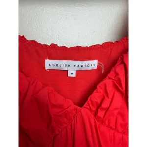 English Factory Two Tone Sweetheart Mini Dress Sz. M thumbnail 4