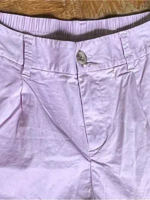 A New Day Purple lavender shorts women’s size Medium in excellent condition ~ Cottage Vibe thumbnail 4