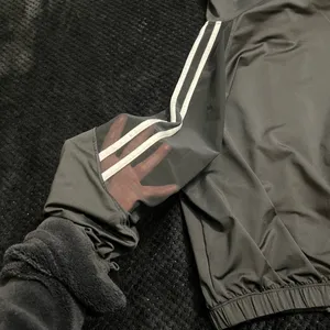 Two Pieces Set Tracksuit Bomber Jacket Sport Set Leggings Shorts Activewear Mesh thumbnail 9