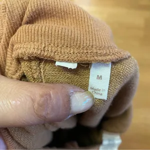 Soft Surroundings Camel Linen Lagenlook Minimalist Wide Leg Cargo Pocket Pants M thumbnail 6
