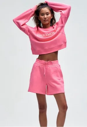 Lululemon Scuba High-Rise Short 5" Sakura Pink Size 10 thumbnail 1