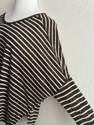 We The Free Striped Scoop Neck Long Dolman Sleeve Top M thumbnail 7