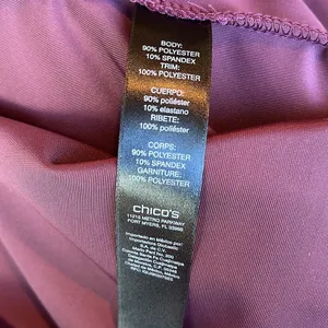 NWOT Chico’s Travelers Collection Velvet & Sequin Sideshift Tunic thumbnail 13