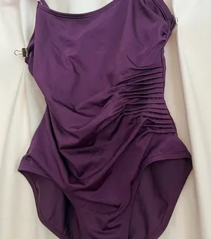Calvin Klein Purple One-Piece Swimsuit thumbnail 1
