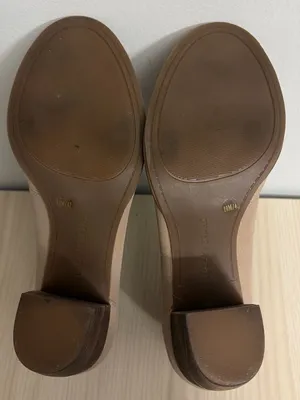 Lucky Brand Taupe Peep-Toe Block ankle booties size 10 thumbnail 8