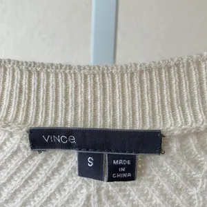 Vince 100% cashmere beautiful off white ribbed long cardigan thumbnail 10