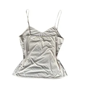 Soft Ivory Spaghetti adjustable Strap Camisole Large L undershirt cami thumbnail 2