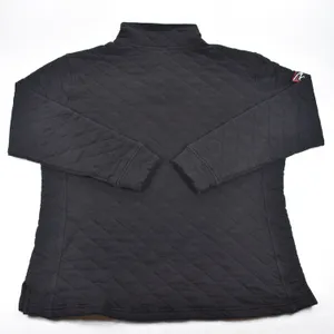 Atlanta Falcons 24 Reserve Quilted Snap Mock Neck Pullover Sweatshirt Black XL thumbnail 3