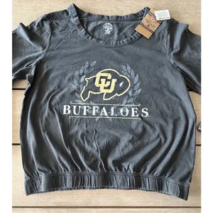 Rivalry Threads Women's CU University Of Colorado Buffalos Long Sleeve Shirt Med thumbnail 2