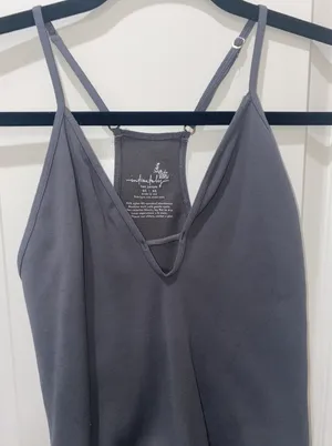 Free People Dark Gray Bodysuit thumbnail 1
