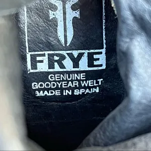 Frye Leather Sandra Tall Black Lace Up Riding/ Moto Boot 6M thumbnail 10