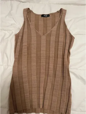 No sleeve sweater Brown Size M thumbnail 1