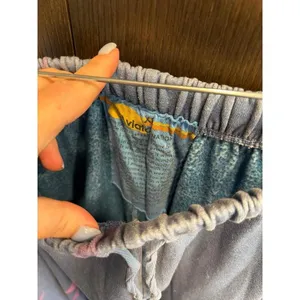 Aviator Nation Repeat Bolt sweatpants in a blue and pink colorway women's xL thumbnail 3