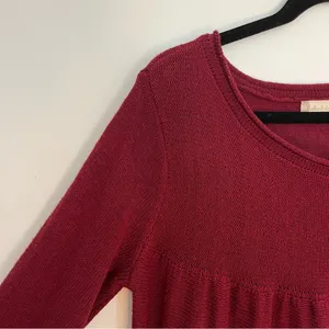 Altar’d State Tiered Baby Doll Sweater Wool Blend thumbnail 4
