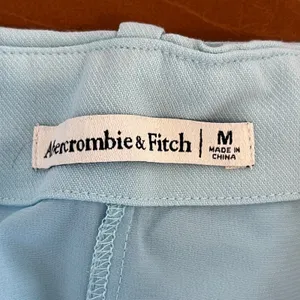 Abercrombie & Fitch Light Blue Skort Side Zip Mini Skirt Shorts Medium thumbnail 8