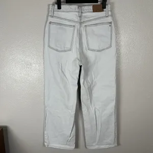 MADEWELL The Perfect Vintage‎ Wide-Leg Crop Jeans Womens Size 28 Blue Light Wash thumbnail 3