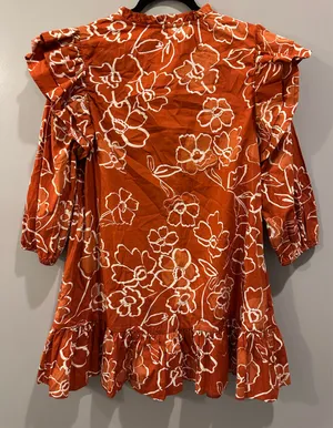 Sugarlips Floral Ruffle Long Sleeve Dress thumbnail 5