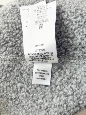 Patagonia Better Sweater Full-Zip Hoody Jacket - M - Birch White/Grey thumbnail 10