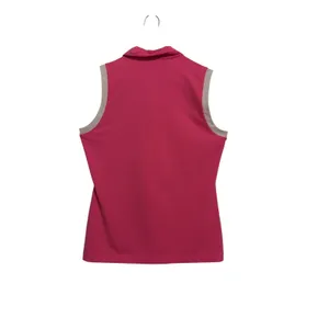Nike Golf Womens Pink Dri-FIT Sleeveless Quarter Zip Polo Shirt‎ 520549-641 M thumbnail 9