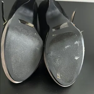 Rue21 Black and Gray/Tan‎ Platform Heels Sz SM thumbnail 11