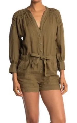 Joie‎ Bosworth Linen Romper Jumpsuit XS thumbnail 1