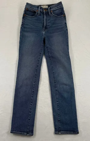 Madewell The Perfect Vintage Jean Mid Rise Blue Wash Denim Women's‎ Size 25 thumbnail 1