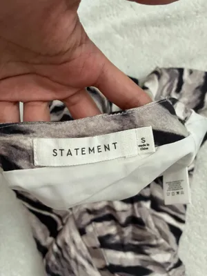 11th Statement NWT Zebra Print Mini Skirt thumbnail 4