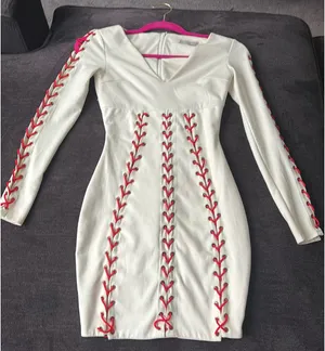 Oh Polly white long sleeve mini dress thumbnail 1
