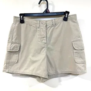 American Eagle Outfitters Womens Tan Brown Shorts Small Y2K Cargo Gorpcorp thumbnail 2