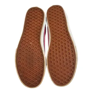 Vans Women's Fuchsia Pink Canvas Low-Top Sneakers with White Side Stripe thumbnail 5