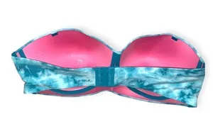 PINK Victoria’s Secret strapless tie dye wireless bra thumbnail 3