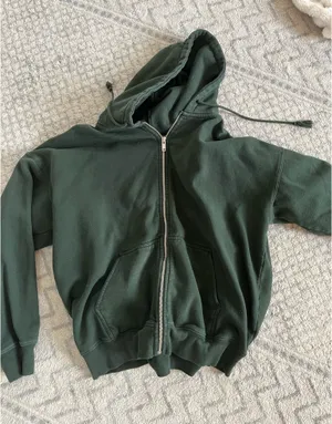 Brandy Melville Zip-Up Oversized Hoodie John Galt thumbnail 1