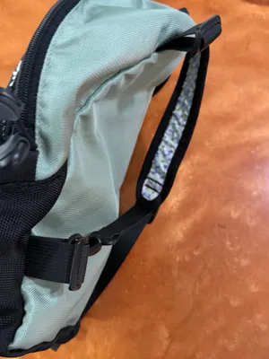 Vtg Sherpani Mint Green Black Daisy Accent Mini Backpack adjustable straps thumbnail 6