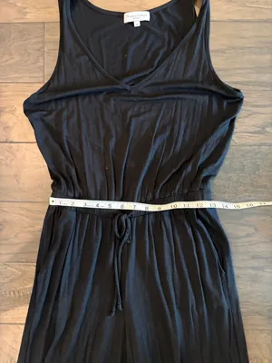Michael Stars V-Neck Wide Leg Jumpsuit Sz M thumbnail 7