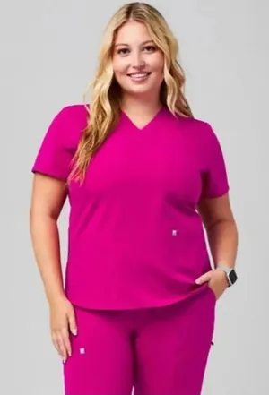 ✨Fabletics Method Flex 2-Pocket Scrub Sz 2X Pink Top✨ thumbnail 1