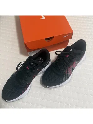 Nike Run Defy 6.5 Women's Road Running Shoes Black & Pink Lace-Up Sneakers NIB thumbnail 3