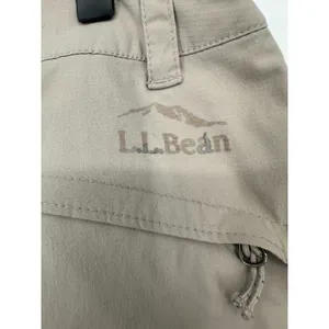 L.L. Bean Pants‎ Womens L Tan Hiking Capri Comfort Trail Cropped Cargo Outdoor thumbnail 6