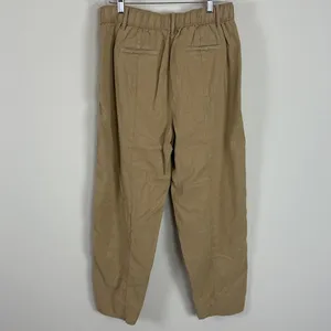 NWT Banana Republic Linen Blend Khaki Utility‎ Ankle Parachute Pants Size Med thumbnail 8