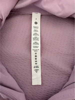Lululemon Pack Light Pullover Packable Jacket Dusty Rose Size 2 Sporty thumbnail 4