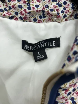 NWT J Crew Mercantile Women Vest Large Floral Quilted Full Zip Preppy Outdoor thumbnail 5