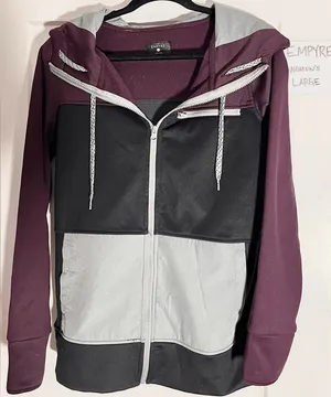 Empyre Clothing Zip up from Zumiez Women’s Large - Purple|Black|Grey thumbnail 1