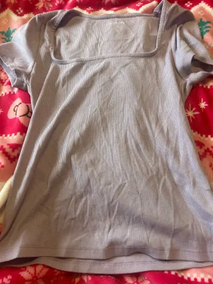Old Navy women’s ribbed purple top size m thumbnail 1
