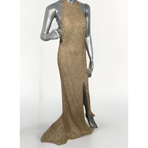 NWT Sherri Hill 53131 Beaded Halter Gown Size 10 Formal Prom Dress thumbnail 7