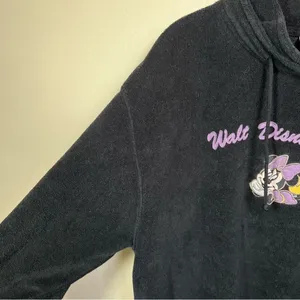 ✨ Vintage‎ Disney Black Minnie Mouse Walt Disney World Terry Sweatshirt Large thumbnail 5
