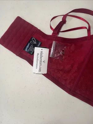 Windsor Burgundy Beaded Strapless Bustier Dress NWT thumbnail 5