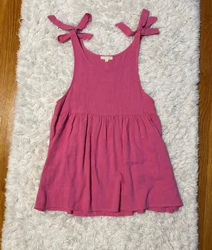 PacSun LA Hearts Tie Strap Babydoll Mini Dress thumbnail 2